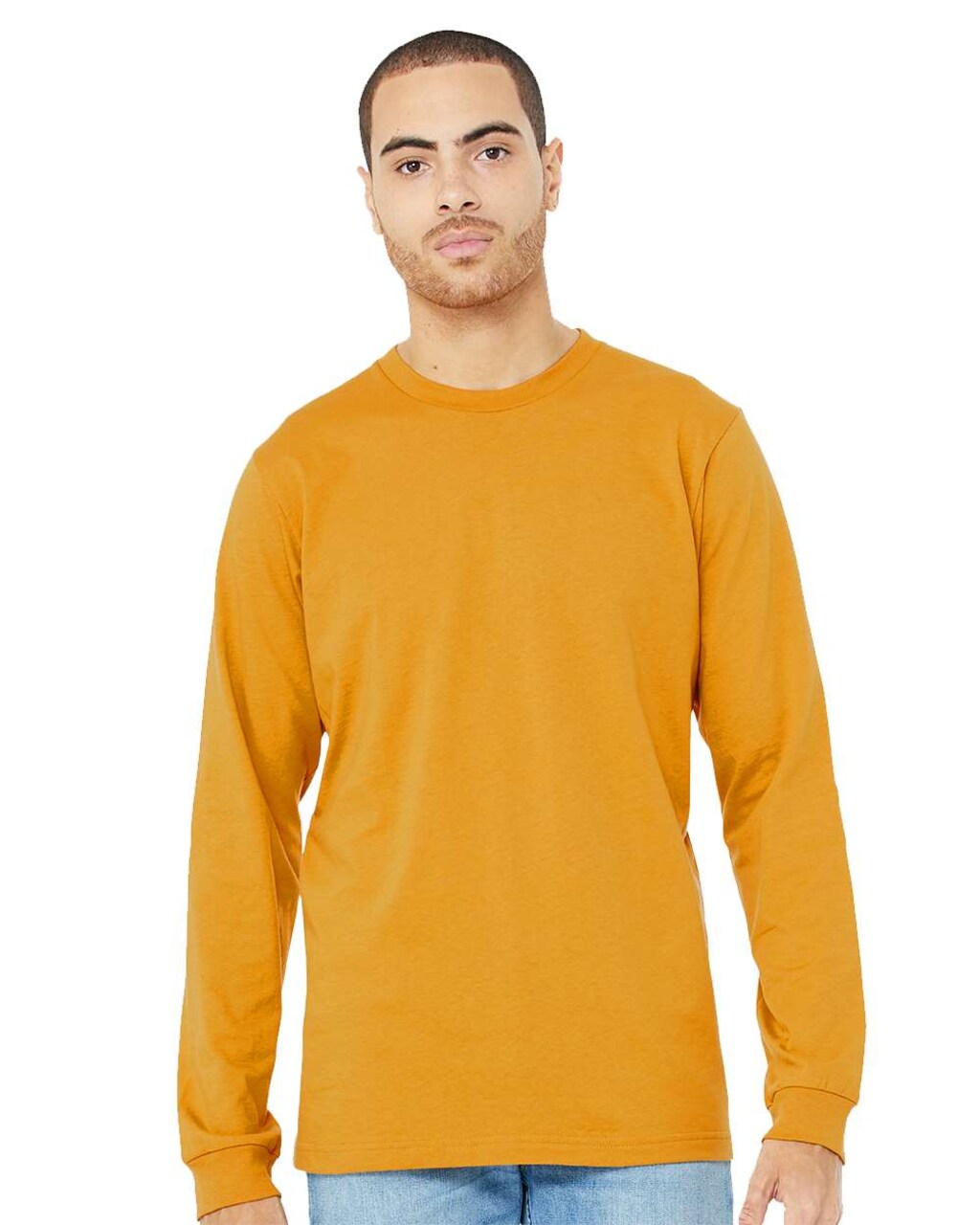 BELLA + CANVAS® Slim Fit Crewneck Long Sleeve Sweetshirt - 3501